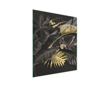 shumee Steklena deska za rezanje 45x52 Leaf