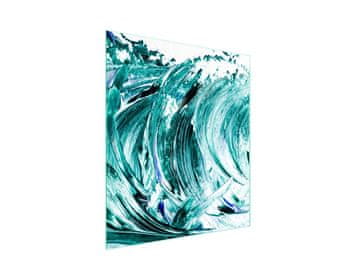 shumee Steklena deska za rezanje 45x52 Wave