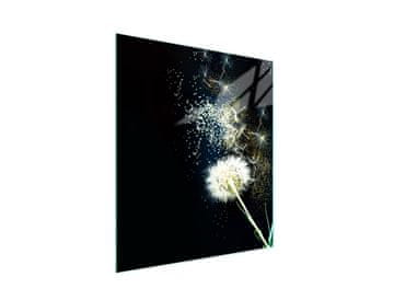 shumee Steklena deska za rezanje 45x52 Cvet