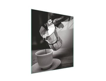 shumee Steklena deska za rezanje 45x52 Kava
