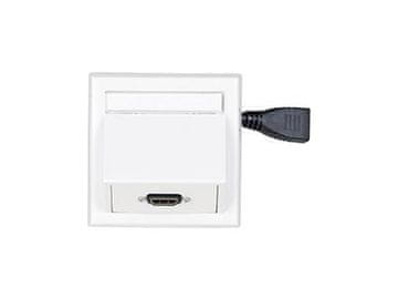 Vivolink Vivolink WI221184 HDMI vtičnica bela