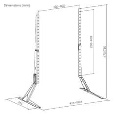 Vivolink VLMT400B TV stojalo 23"-75"
