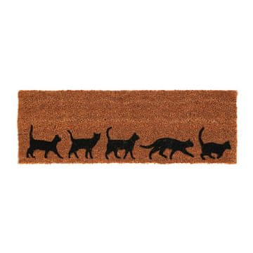 Esschert Design Predpražnik z motivom mačke 75x25 cm