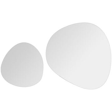 5Five® Stensko ogledalo 2 kosa 30 cm Pebble
