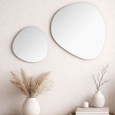 5Five® Stensko ogledalo 2 kosa 30 cm Pebble