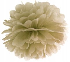 PartyDeco Papirnat pompom, zlat, 25 cm, 1 kos.
