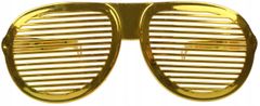 ARPEX XXL Disco Blinds očala 80. let zlata
