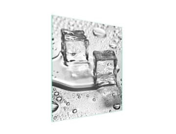shumee Steklena deska za rezanje 45x52 Ice