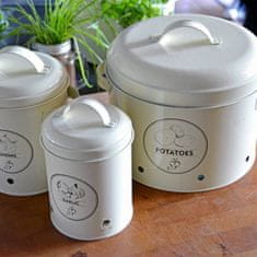 Esschert Design Posoda za krompir v starinski kremi