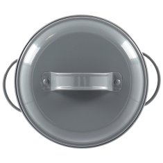 Esschert Design Starinska siva posoda za čebulo 2 l