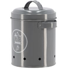 Esschert Design Starinska siva posoda za čebulo 2 l