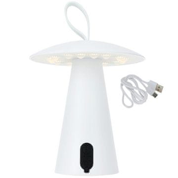 shumee USB LED namizna svetilka bela 17 cm