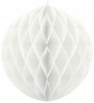 Papirnata krogla bela 40 cm, 1 kos.