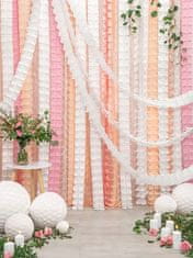 Papirnata krogla bela 30 cm, 1 kos.