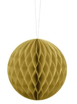 Papirnata krogla zlata 20 cm 1 kos.