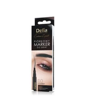 DELIA Črni pernati marker za obrvi Delia