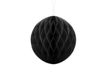 Črna papirnata krogla 20 cm 1 kos.