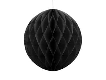Črna papirnata krogla 30 cm 1 kos.