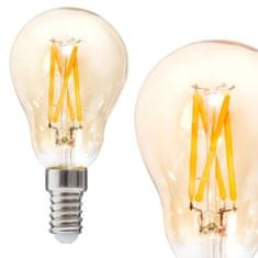 Atmosphera Jantarna ravna LED žarnica 4,2 W