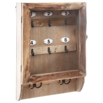 Atmosphera Lesena škatla za ključe 26x38 cm