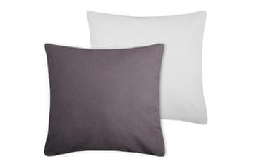 shumee Vzglavnik DUO 50x50 sivo-srebrn