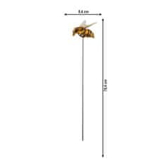 Esschert Design Čebela na ščitniku v78,4 cm