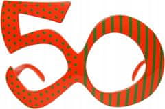 PartyDeco Očala za 50. rojstni dan