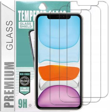 shumee 3x kaljeno steklo PremiumGlass 9H za iPhone 11