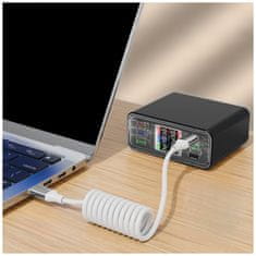 4smarts 4smarts spiralni kabel USB-C na USB-C 240W bel