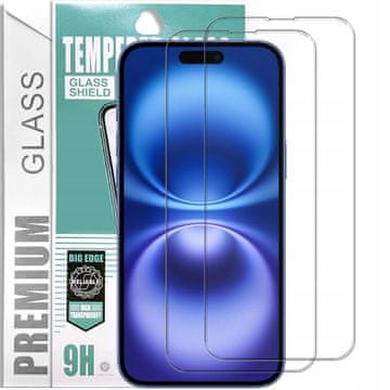 shumee 2x kaljeno steklo PremiumGlass 9H za iPhone 16