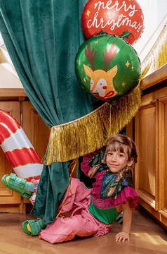 PartyDeco Folija balon z motivom severnega jelena, 45 cm