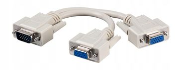 MicroConnect VGA Y razdelilnik 1 na 2 pasivni