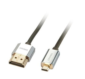 Lindy Lindy 41681 HDMI kabel A-Micro 1 m črne barve