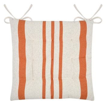 shumee Blazina za stol Manduel 38x38 cm oranžne črte
