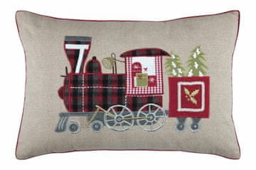 shumee Božična blazina Reveillon lokomotiva 40x60 cm
