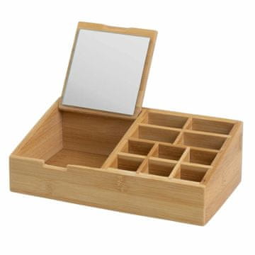 shumee Kozmetični organizator z ogledalom 25x13x8 cm