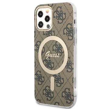 Guess GUESS CASE KOMPLET POLNILCEV ZA IPHONE 12 12 PRO ZA MAGSAFE HARD CASE 4G PRINT