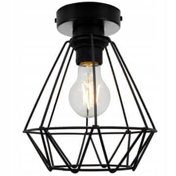 shumee Stropna svetilka Loft Diamond Edison Wire LED