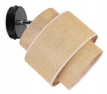 shumee Stropna svetilka, senčnik iz boho jute, 20 cm
