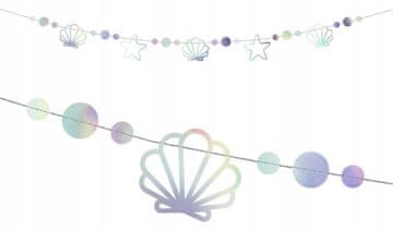 shumee Girlanda morske deklice, opalescentna, 1,65 m