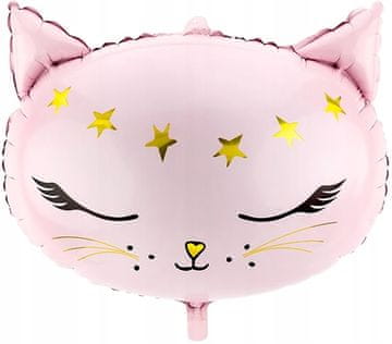 PartyDeco Folija balon z motivom mucka, 48x36cm, 1 kos.