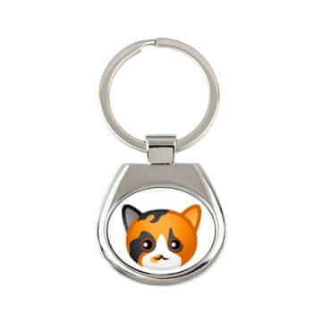 Artdog Obesek za ključe Calico Cat - znamke Art-Dog