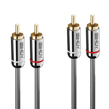 Lindy 35347 avdio kabel 3 m 2 x RCA antracit