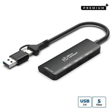 MicroConnect Razdelilnik UC0070-5G-USB-C 4v1