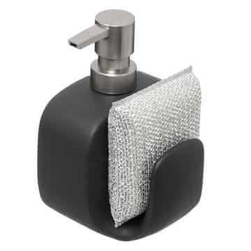 5Five® Dozirnik tekočine z gobico črne barve 400 ml