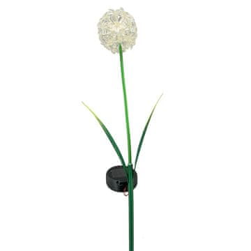 EXNER Dekorativna LED roža na palčki, bela, v70 cm
