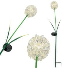 EXNER Dekorativna LED roža na palčki, bela, v70 cm