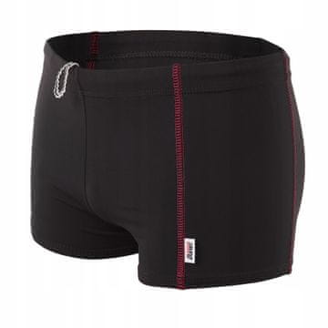 shumee Črne kopalke ZA fanta Dawi Sports Antichlor Stripes 164
