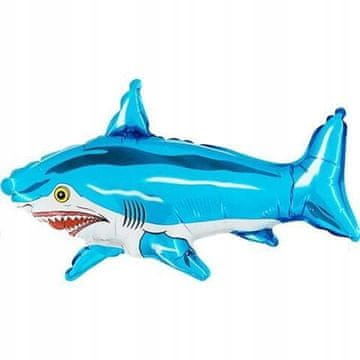 Grabo Mini folija balon Shark Blue 35,5 cm, 1 kos.