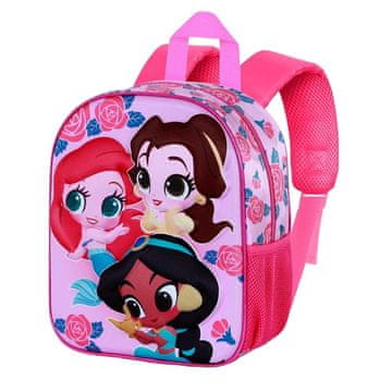 Northix 3D nahrbtnik Disney Princess, velikost 31 cm, cvetlični dizajn
